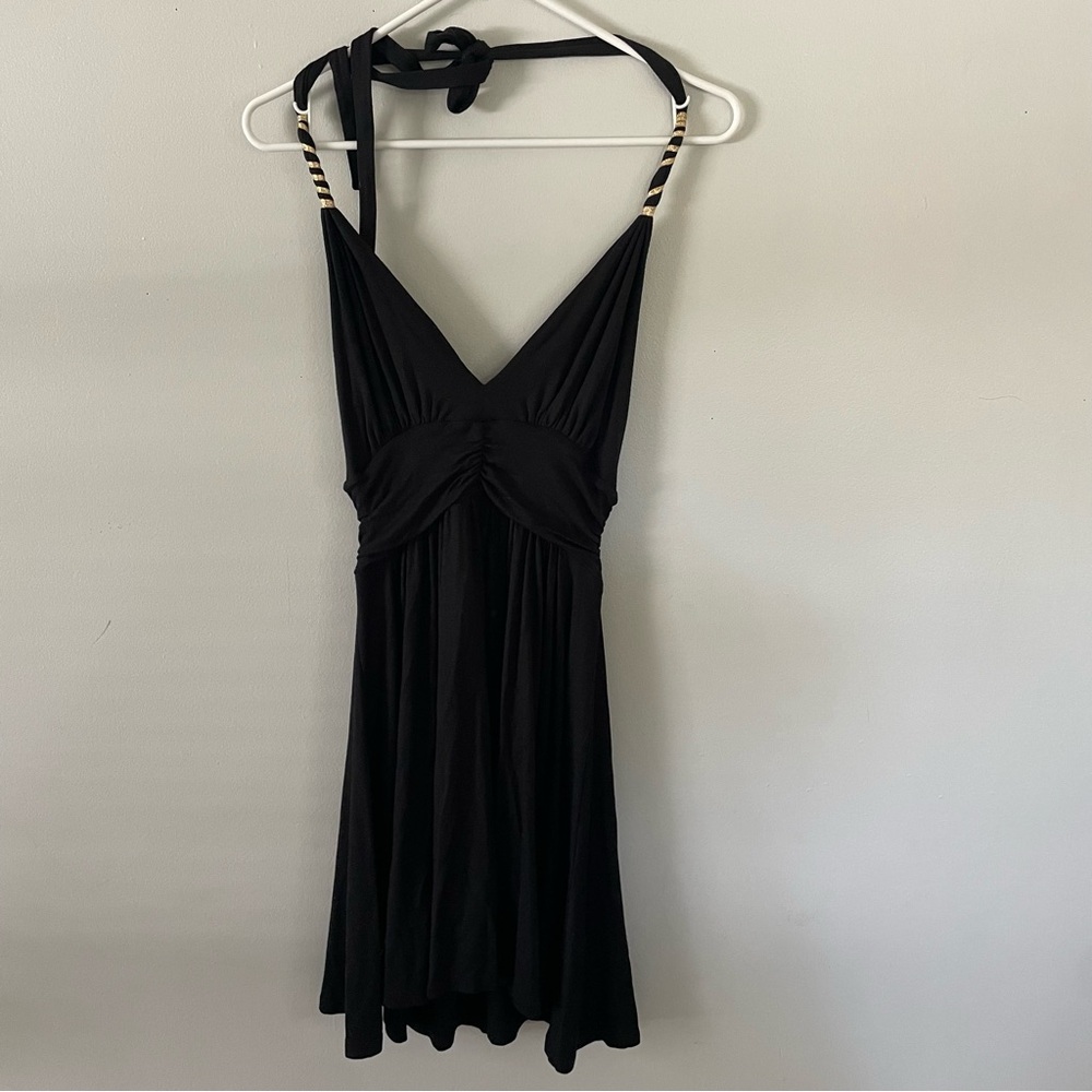 New EXPRESS Black Halter Dress with tags Women’s XS
